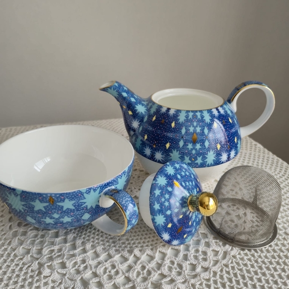 Fine Porcelain Tea Set - Picture 3 of 9